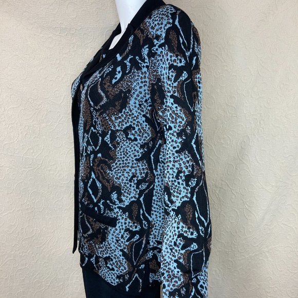 Misook 2-pc Snake Cardigan & Tank Set - Picture 7 of 16